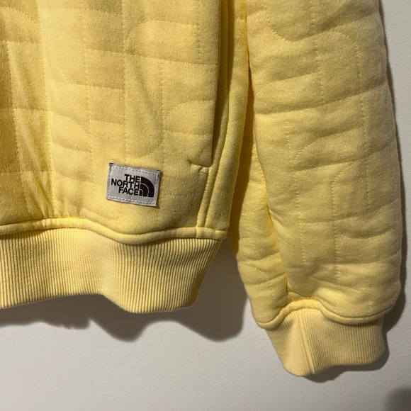 Women’s Small THE NORTH FACE QUILTED Full ZIP HOODIE with Pockets - Picture 4 of 13